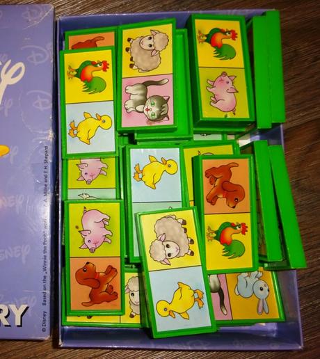 Velké plastové zvířátkové domino,