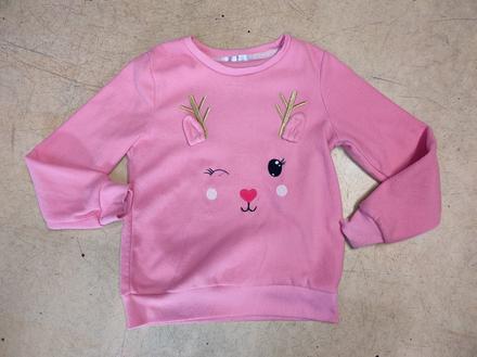 D191 fleesová mikina girls vel. 128, 128