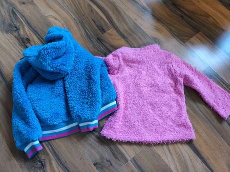 2krát mikina chlupatka 92/98, pumpkin patch,98