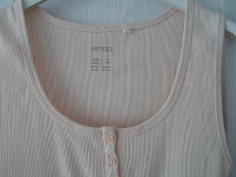 Růžové meruňkové tričko tílko top, esmara,m