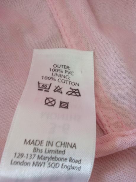 Nepromokavý kabátek zn.bhs baby, bhs,68
