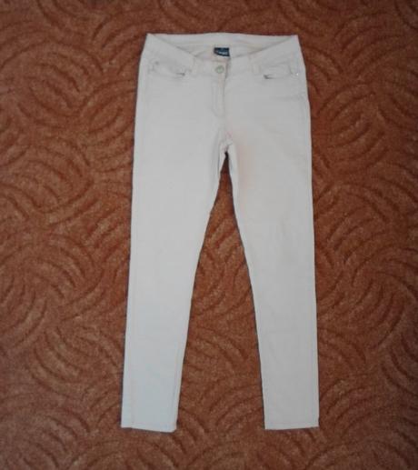 Růžové kalhoty rifle džíny, takko,38