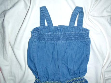 Nádherný letní vyšívaný riflový overal, cherokee,116