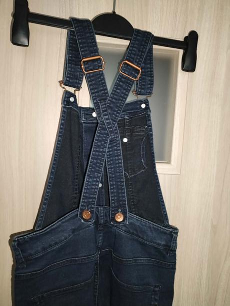 Džínové kalhoty s laclem h&m divided vel.36, s