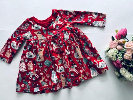 Vánoční šaty zn. next - v.3/6 měs., 68