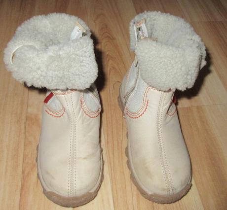 Celokožené, zimní boty s kožíškem, baťa,25
