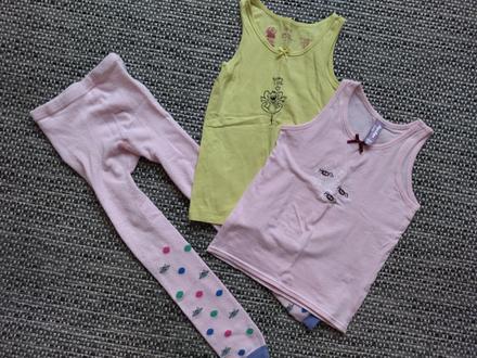 Punčochové legíny a 2 natelniky, 110