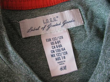 Dětské barevné tričko, střik h&m, h&m,128