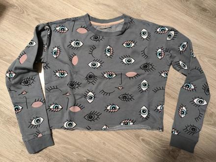 Croptop mikina, pepco,158