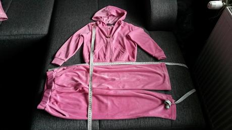 Tepláková souprava růžová sametová 5-6 let, miss fiori,116