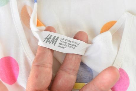 Šaty vel. 122 / 128, h&m,122