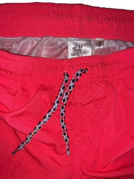 Reflexně oranžové chlapecké plavky / kraťasy 6-8y, h&m,116