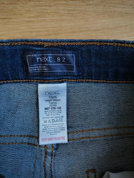 Chlapecké strečové riflové kraťasy next 152, next,152