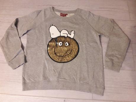 Šedá mikina s obrázkem, s