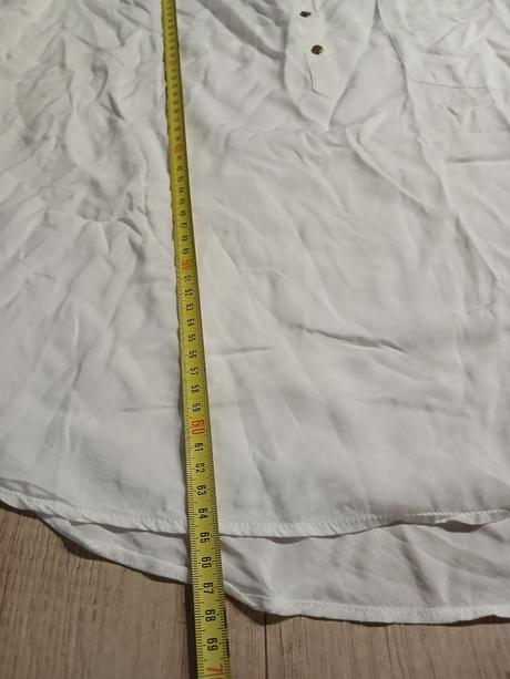 Průsvitná bílá halenka vel. asi xl, xl