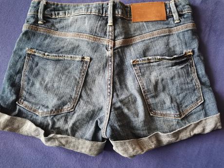 Riflové kraťasy, h&m,158