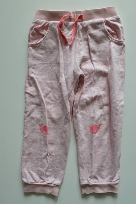 Bavlněné tepláčky s velrybou 2ks, tcm,98