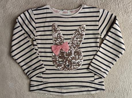 Mikina s flitry, h&m,122