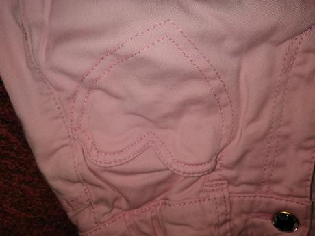 Růžové kalhoty h&m 128, h&m,128