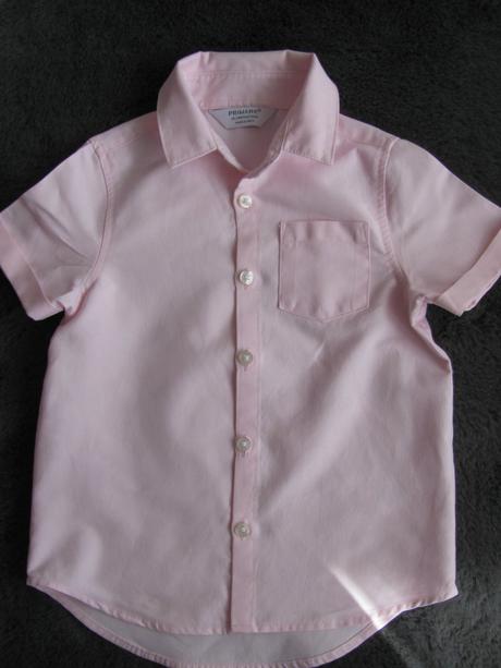 Společenská chlapecká souprava-vesta+košile, primark,92