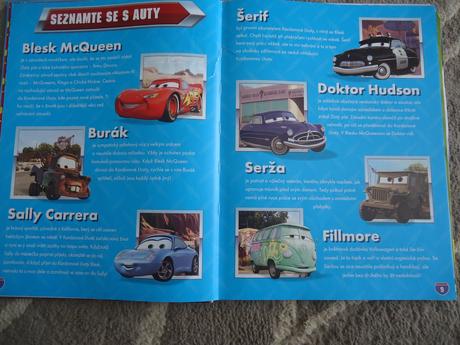 3 knížky cars,