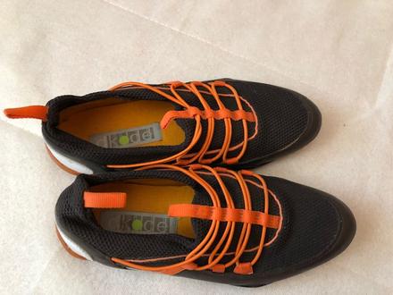 Hnedo oranzove boty 36, 36