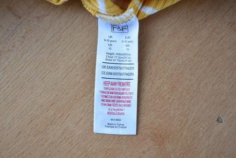 Šaty vel. 9 - 10 let, f&f,140