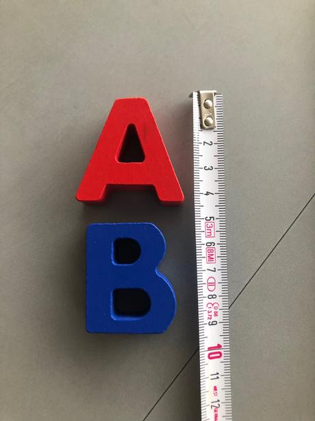 Dřevěná barevná abeceda vkládání deska písmenka 3d, 