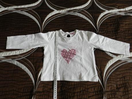 Triko dlouhý rukáv srdíčko, cherokee,86