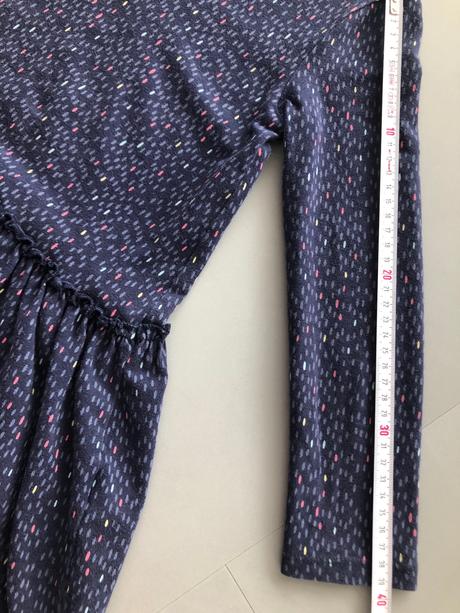 Tmavě modré šaty 122cm 6-7 let konfety, f&f,122