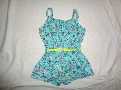 Tyrkysový overal s mořskými koníky 98/104, dopodopo,98