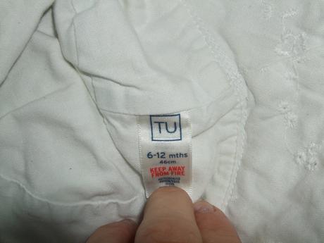 Biely klobúčik 6-12 mesiacov, tu,68