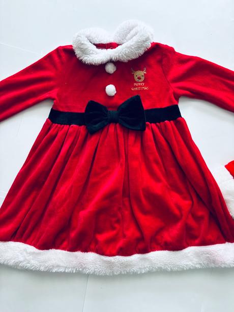 An13/ kostým šaty vánoční - v.2/3 roky, 98