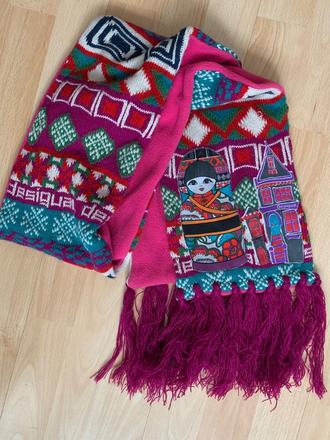 Barevná šála desigual 140x18 cm, desigual