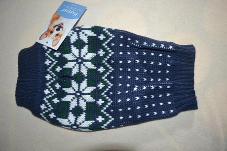 Krásný teplý svetr pro malé pejsky,kočky,nový, 