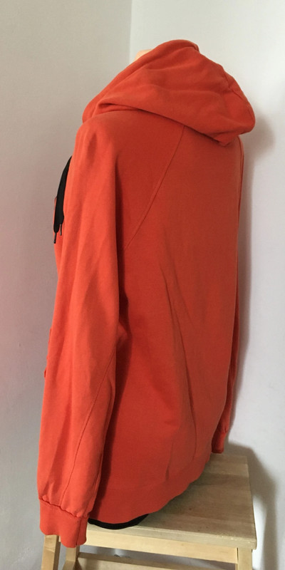 Vel. 38 cihlová mikina s kapucí, bershka,38