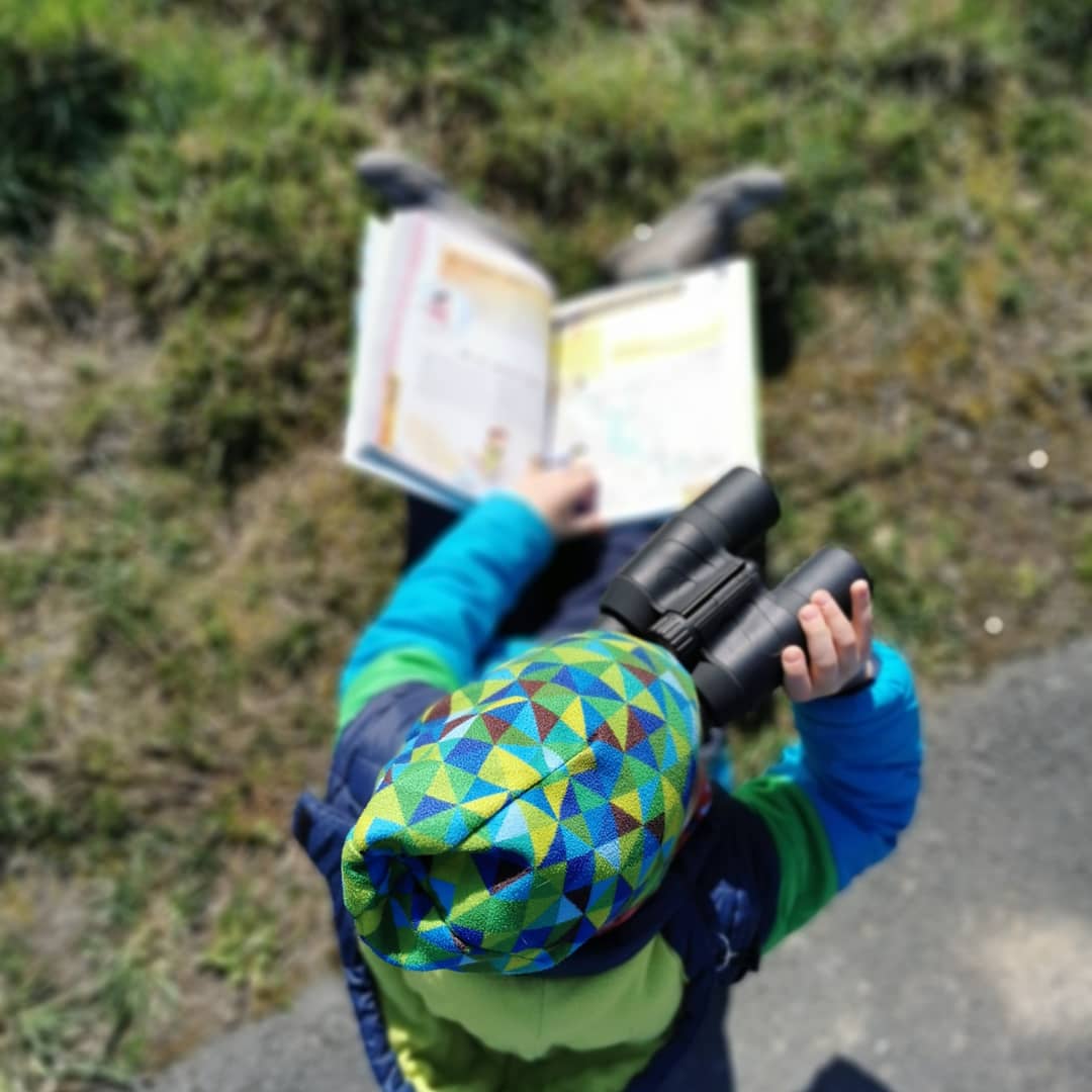 Chodíme hodně do přírody - třeba pozorovat a poznávat ptactvo.