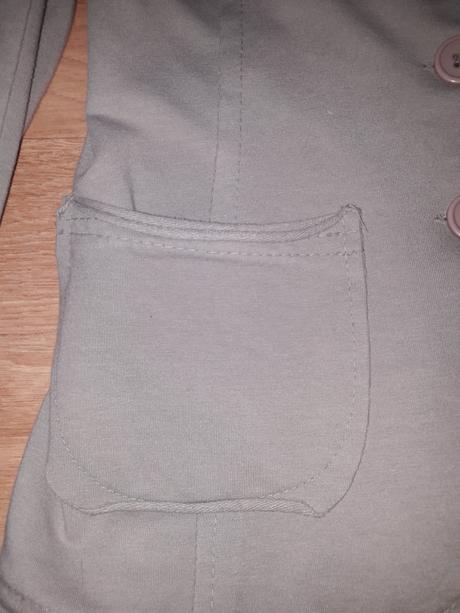 Béžové mikinové sako me&me, s