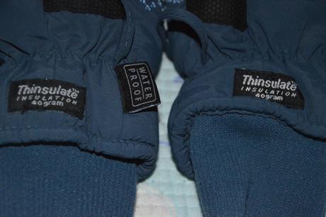 Prodloužené nepromokavé teplé  rukavice palčáky, 110