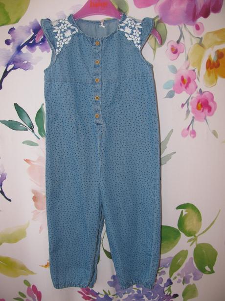 Letní kalhotový overal s výšivkou, tu,92