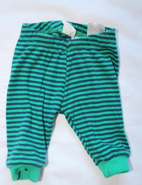 Bf7. pruhované tepláčky pro nejmenší, h&m,50