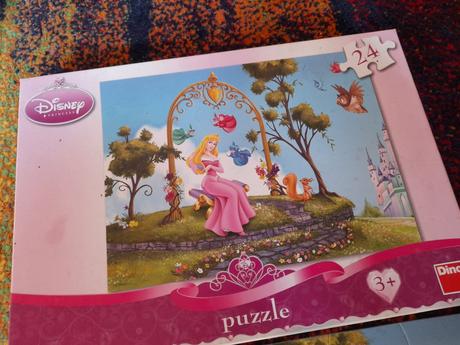 Puzzle šípková růženka princezna, starší, 