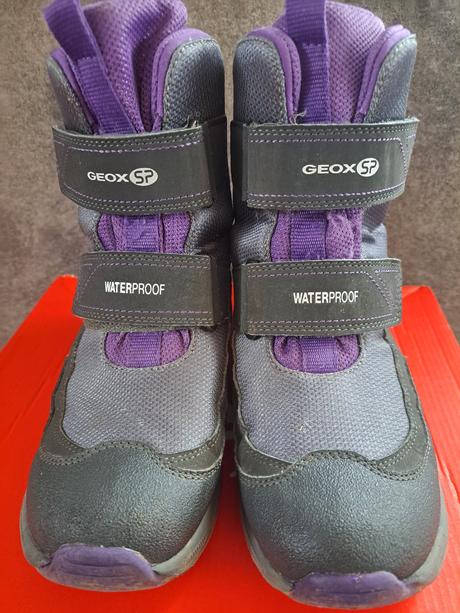 Dívčí zimní boty s membránou geox, geox,35
