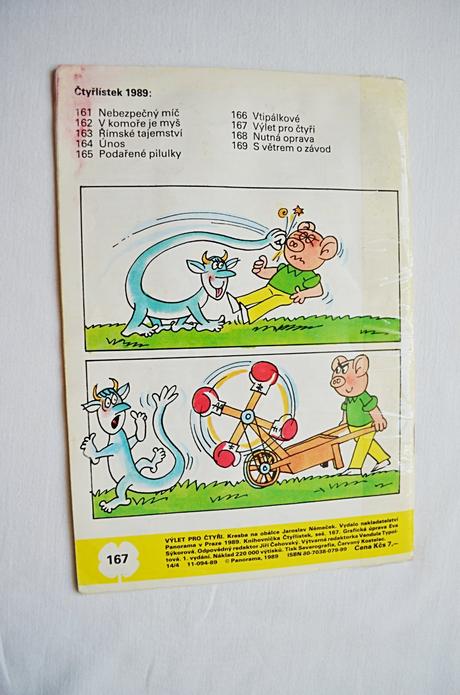 Dětský časopis čtyřlístek 167/ výlet pro čtyři,