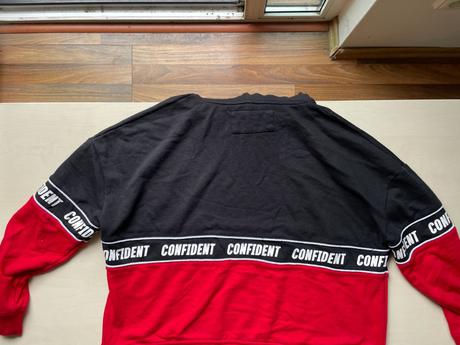 Crop široká mikina, vel m, fisherfield, m