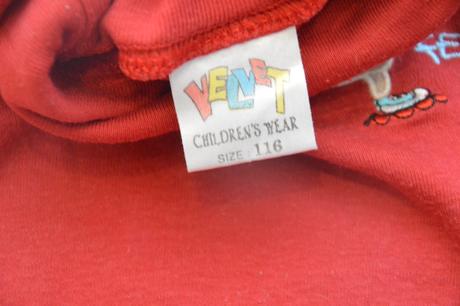 110 červený bavlněný rolák, 110