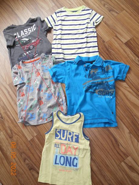 Mix triček kr. rukáv - 98, kiki&koko,98