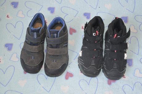 2x kotníčkové pohorky, celoročky, 34