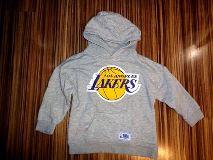 Šedá melírovaná mikina s míčem, 110