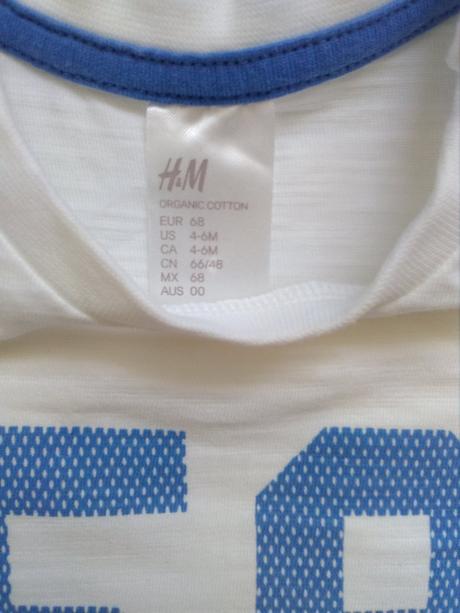 Letní set h&m (kšiltovka,tričko,šortky), vel.68/74, h&m,68